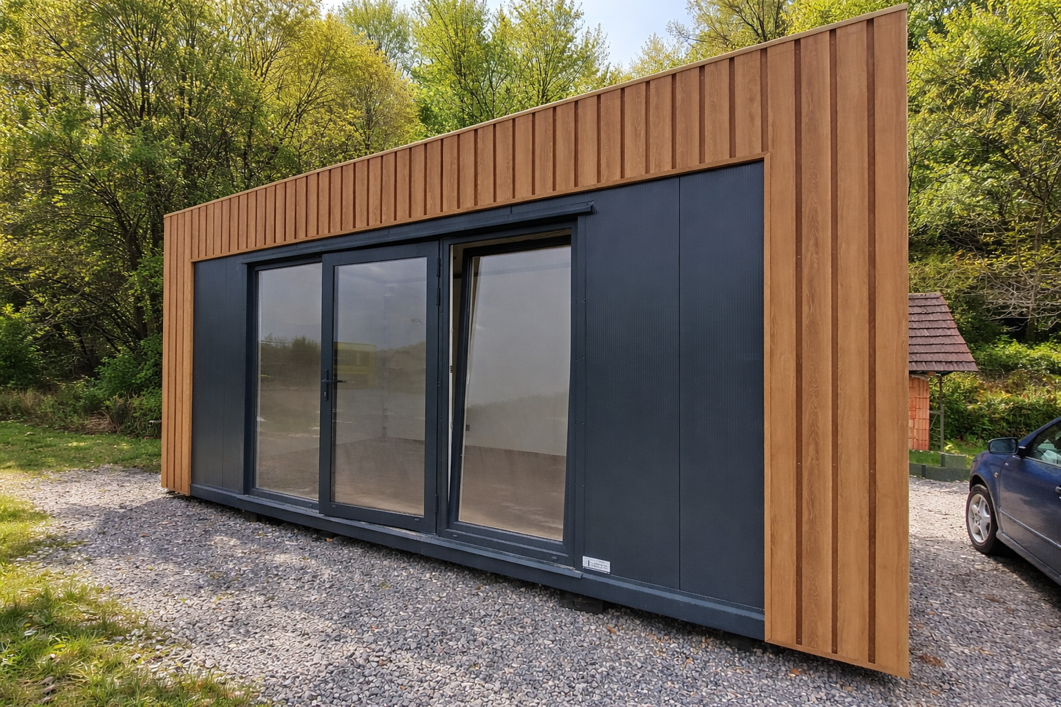 Moderný dizajnový kontajner WINCHESTER 6 × 3 m